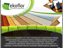 Tablet Screenshot of ekoflor.pl